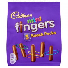 CADBURY MINI FINGERS SNACK PACK 6 X 19.3G